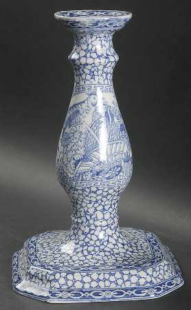 Chinese Bird 8" Tall Candlestick