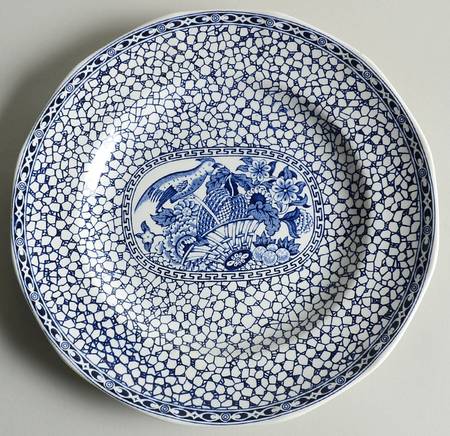 Chinese Bird Luncheon Plate
