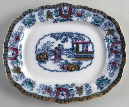 Chinese Ching 11" Oval Serving Platter