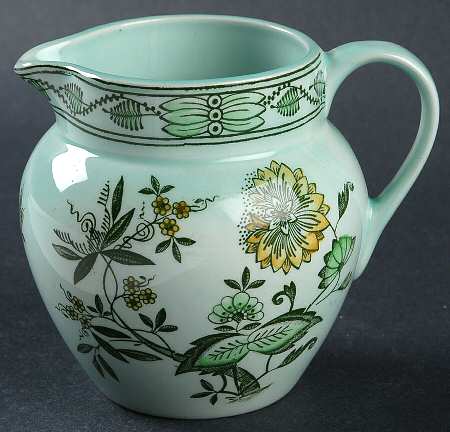Chinese Garden Green Creamer