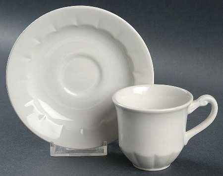 Chippendale Flat Demitasse Cup & Saucer Set