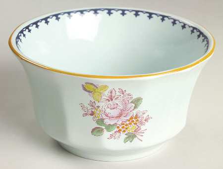Chelsea Sprays Blue Multicolor Cranberry Bowl by Adams China