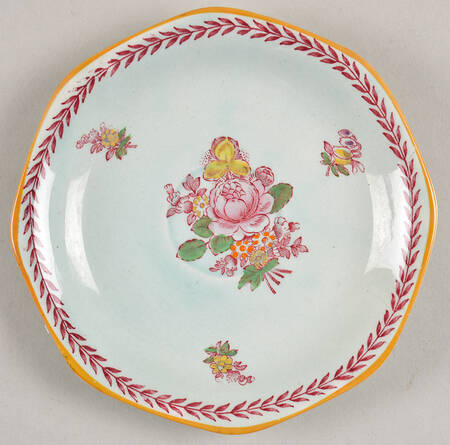 Chelsea Sprays Red (Laurel Leaf) Saucer for Demitasse Cup