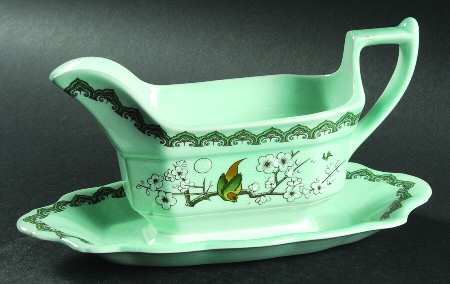 Chusan Gravy Boat with Attached Underplate