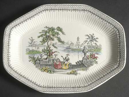 Claudette 11" Oval Serving Platter