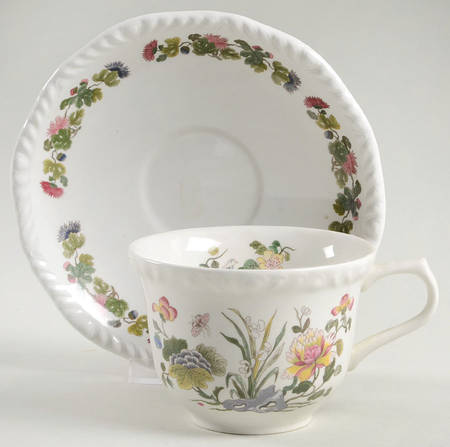 Country Meadow Breakfast Cup & Saucer Set