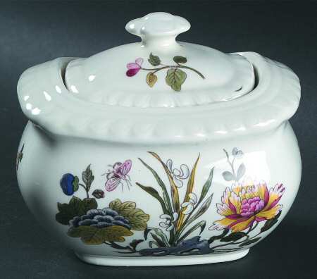 Country Meadow Mini Sugar Bowl & Lid
