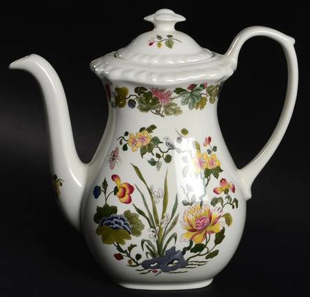 Country Meadow Coffee Pot & Lid
