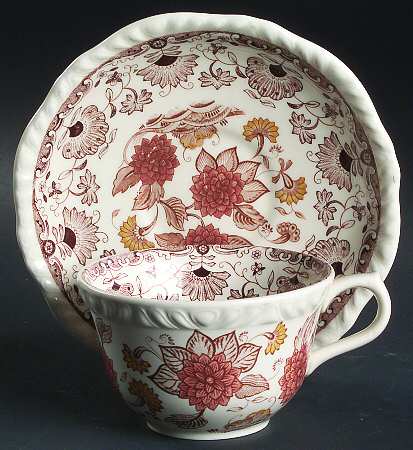 Cornwall Flat Cup & Saucer Set