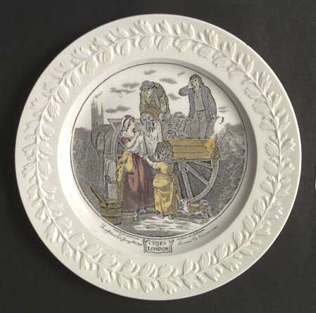 Cries of London (Raised Laurel) Dinner Plate