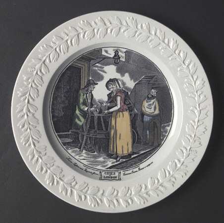 Cries of London (Raised Laurel) Dinner Plate