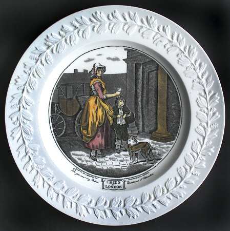 Cries of London (Raised Laurel) Dinner Plate