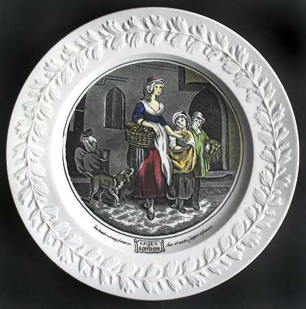 Cries of London (Raised Laurel) Dinner Plate