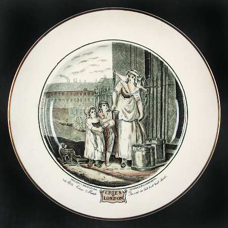 Cries of London (Bl & W Scenes, Cream Rim)