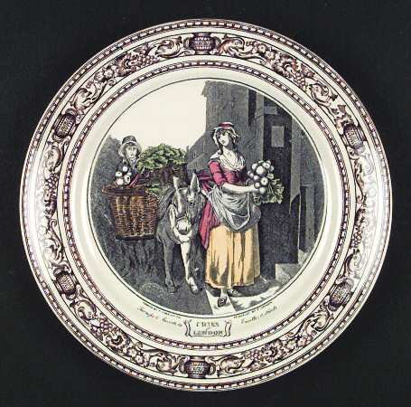 Cries of London (Brown Border) by Adams China