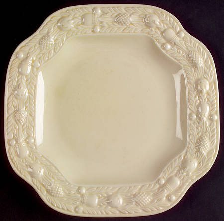 Della Robia Cream (Titian Ware) Square Salad Plate