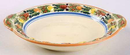 Della Robia Multicolor on Cream Relish