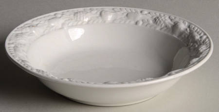 Della Robia White (Micratex) Fruit/Dessert (Sauce) Bowl