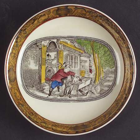 Dickens Orange (Old Back Stamp) Coaster