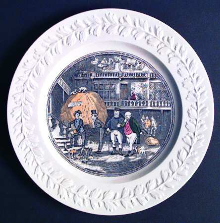 Dickens (Laurel Rim) Dinner Plate