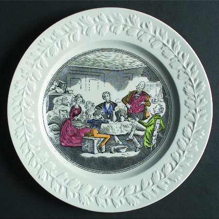 Dickens (Laurel Rim) Dinner Plate