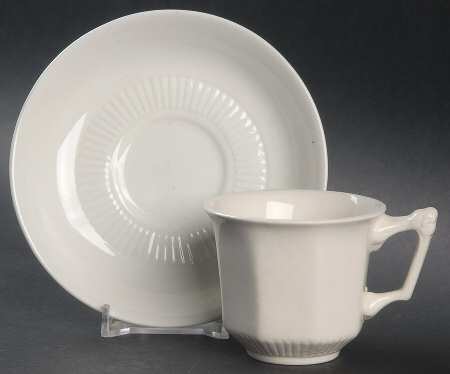 Empress Flat Demitasse Cup & Saucer Set