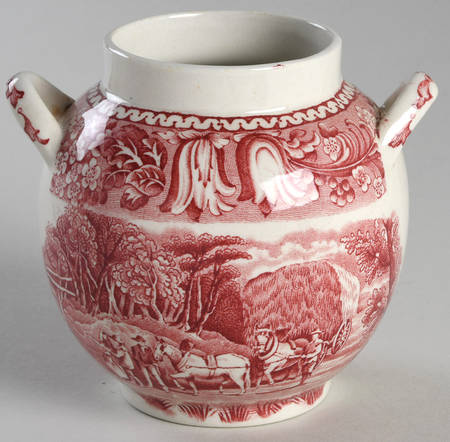 English Countryside Pink Sugar Bowl No Lid