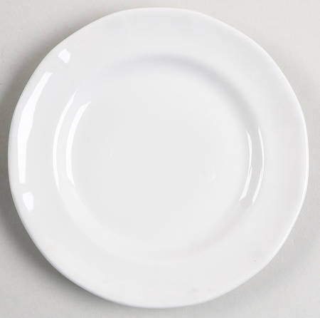 Hexagon White Bread & Butter Plate by Adams China