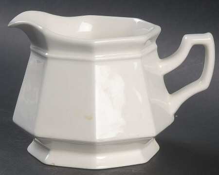 Hexagon White Creamer