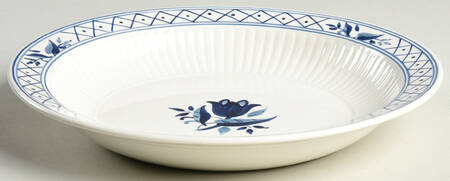 Hollandia Blue Rim Soup Bowl