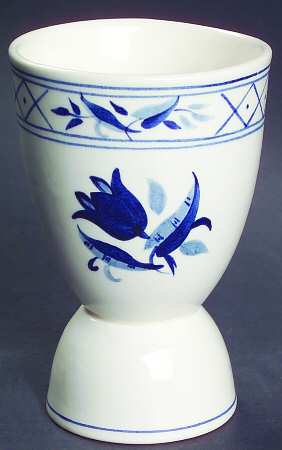 Hollandia Blue Double Egg Cup