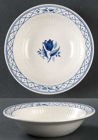 Hollandia Blue Rim Cereal Bowl