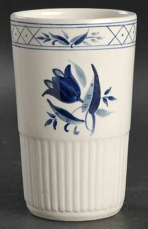 Hollandia Blue Tall China Tumbler