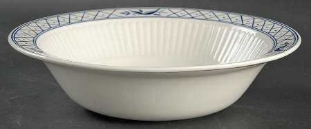 Hollandia Blue 9" Oval Vegetable Bowl