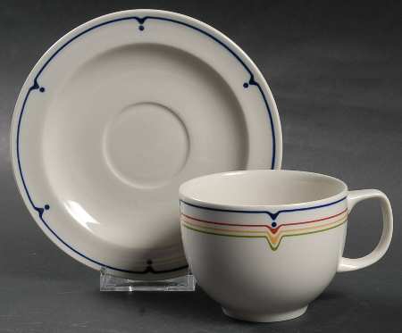 Jazz Flat Cup & Saucer Set
