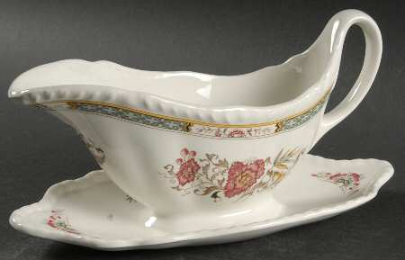 Jeddo Gravy Boat with Attached Underplate