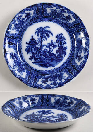 Kyber (Flow Blue, No Trim) Coupe Soup Bowl