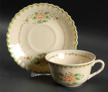 Lancaster (Titianware) Flat Cup & Saucer Set