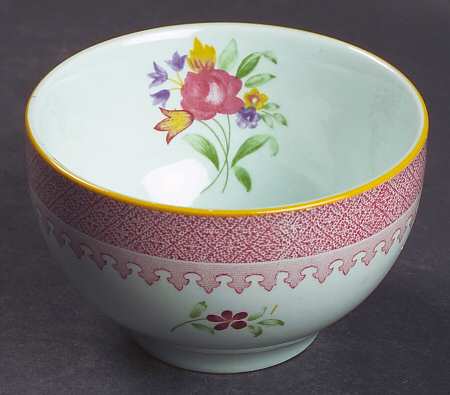 Lowestoft (Newer Backstamp) Mini Open Sugar Bowl