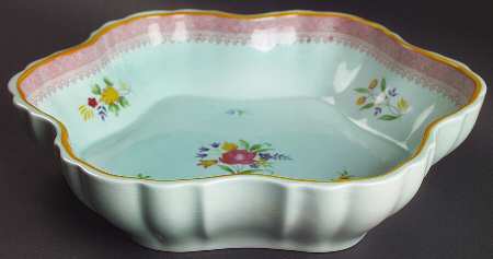 Lowestoft (Newer Backstamp) Large Melon Bowl