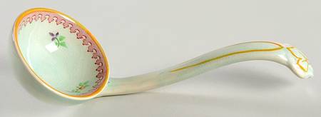 Lowestoft (Older Backstamp) Solid Piece Sauce Ladle