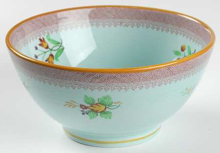 Lowestoft (Older Backstamp) 7" Round Vegetable Bowl