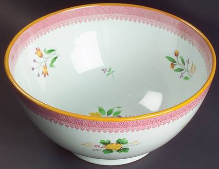 Lowestoft (Older Backstamp) 8" Salad Serving Bowl