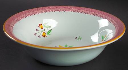 Lowestoft (Older Backstamp) 9" Round Vegetable Bowl