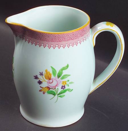 Lowestoft (Older Backstamp) 16 Oz Pitcher by Adams China