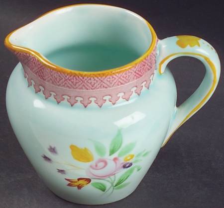 Lowestoft (Older Backstamp) Mini Creamer by Adams China