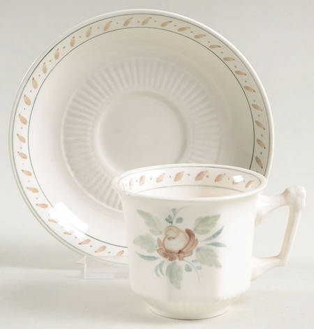 Madeleine Flat Demitasse Cup & Saucer Set