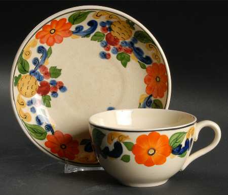 Maytime Flat Cup & Saucer Set