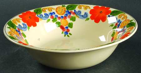 Maytime 9" Round Vegetable Bowl