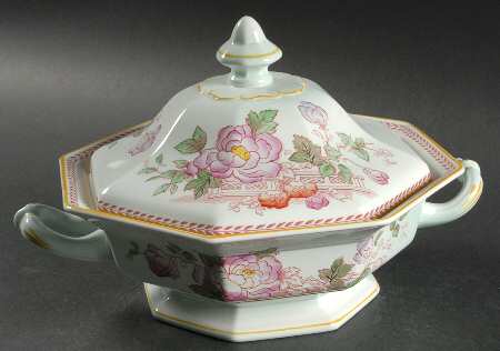 Metz Newer Backstamp Octagonal Covered Vegetable